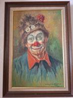Schilderij clown, Antiek en Kunst, Ophalen
