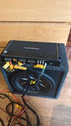 Versterker rockford fosgate + subwoofer kicker, Ophalen, Gebruikt