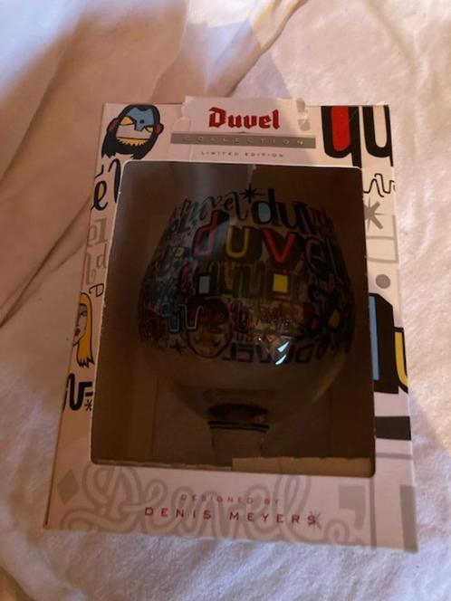 Duvel glas Denis Meyers, Verzamelen, Biermerken, Nieuw, Glas of Glazen, Duvel, Ophalen of Verzenden