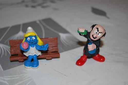 SCHTROUMPF VINTAGE GARGAMEL  de 1978 + schroumpfette 1982, Collections, Schtroumpfs, Comme neuf, Bande dessinée, Gargamel, Enlèvement ou Envoi