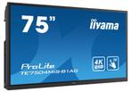 Touchscreen Iiyama ProLite TE7504MIS 4K Ultra HD 75, Computers en Software, Monitoren, Ophalen, Refurbished, Ultra HD (4K), Iiyama prolite