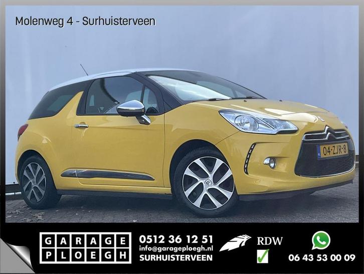 Citroen DS3 1.2 VTi Business Nav/Cruise Clima Pdc NL-Auto Vo, Auto's, Citroën, Bedrijf, DS3, ABS, Airbags, Alarm, Bluetooth, Boordcomputer