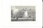 1844 - Martelarenplein Brussel / Place des Martyrs Bruxelles, Antiquités & Art, Envoi