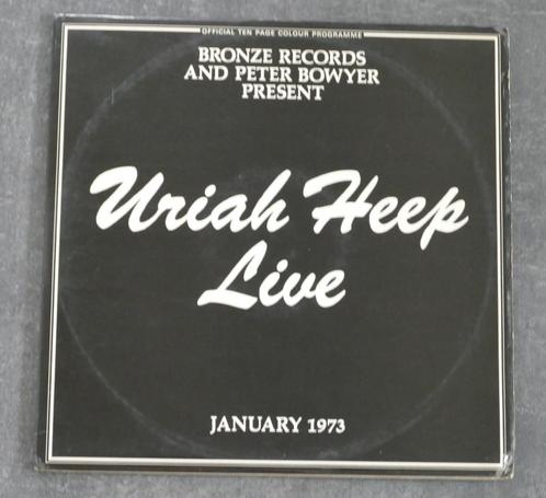2LP Uriah Heep - Live (met booklet), Cd's en Dvd's, Vinyl | Rock, Gebruikt, Poprock, 12 inch, Ophalen of Verzenden