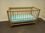 houten bedje voor baby - peuter, Kinderen en Baby's, Ophalen, Gebruikt, Minder dan 140 cm, Matras