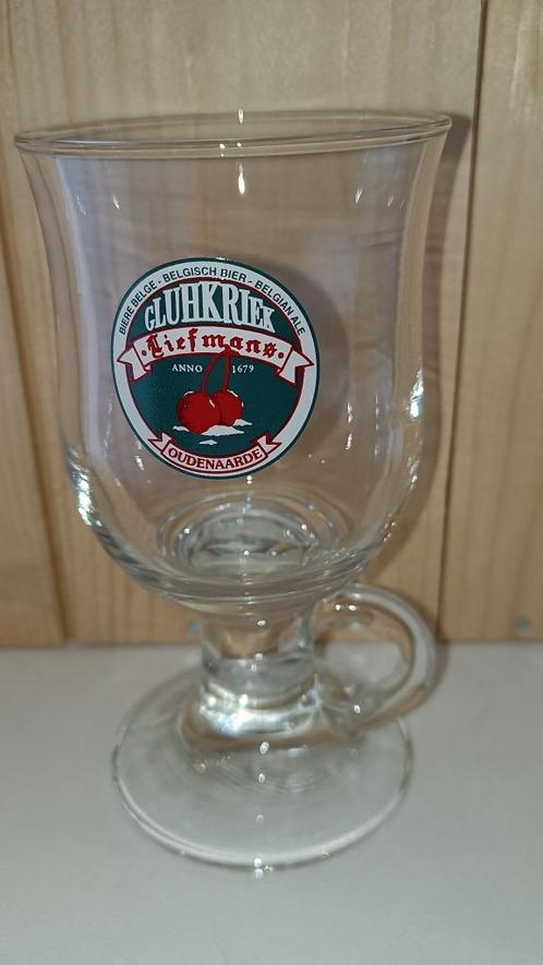 Gluhkriek Liefmans zeldzaam bierglas, Verzamelen, Glas en Drinkglazen, Zo goed als nieuw, Bierglas, Ophalen
