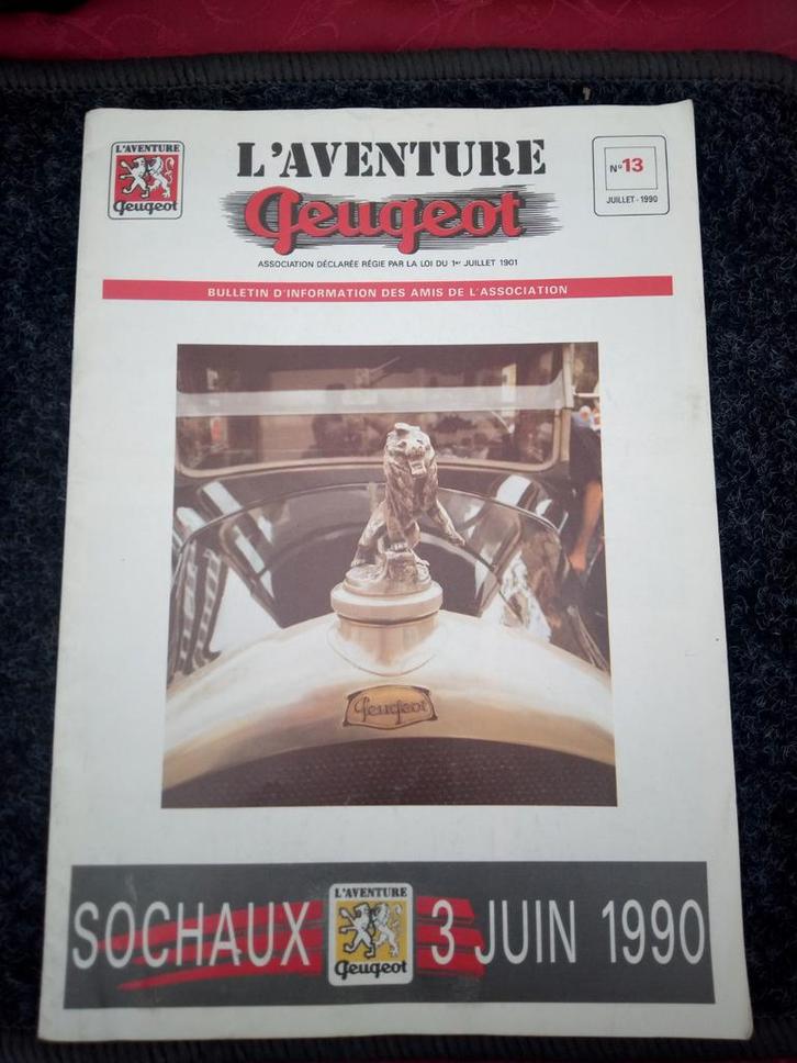 l'aventure Peugeot Sochaux, Autos : Divers, Modes d'emploi & Notices d'utilisation, Enlèvement ou Envoi
