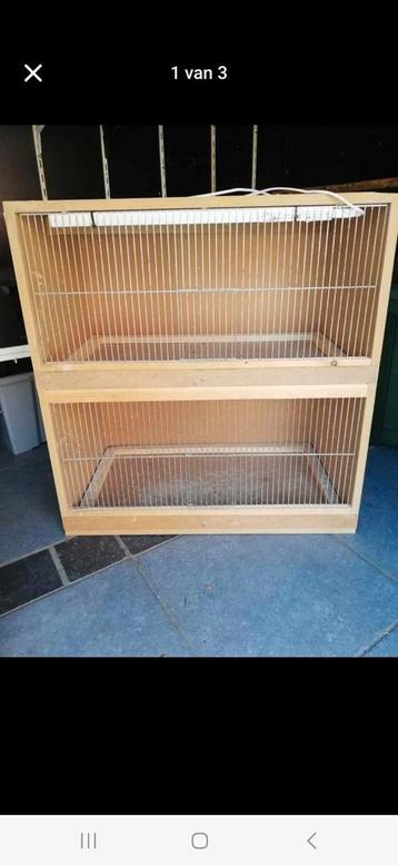 Dubbele kweekkooi met verlichting beschikbaar voor biedingen