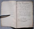 Manuscript 19de eeuw. Transcriptie 17e eeuwse drukken, Enlèvement ou Envoi