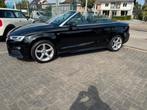 Audi A3  cabrio 1.4 benzine S. Line automaat, Auto's, 4 zetels, 4 cilinders, Cabriolet, Beige