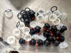 set elektrische (licht-) RND druk schakelaars, Ophalen of Verzenden, Gebruikt
