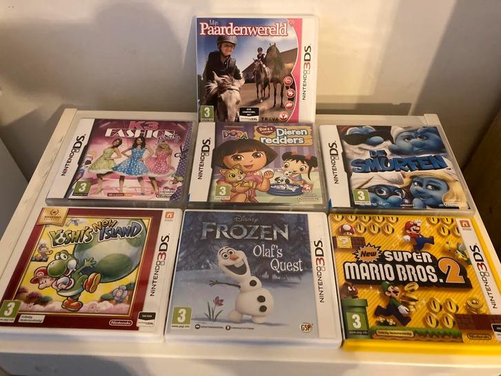 7 Nintendo DS (3DS) spelletjes, Games en Spelcomputers, Games | Nintendo 2DS en 3DS, Zo goed als nieuw, Verzenden