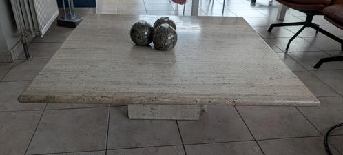 Travertin salontafel, Huis en Inrichting, Tafels | Salontafels, Ophalen