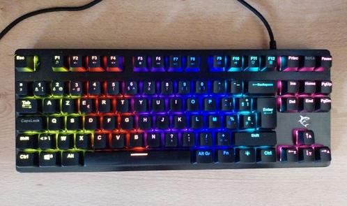 Mechanisch RGB keyboard, RGB muis en 23" LED monitor, Computers en Software, Toetsenborden, Zo goed als nieuw, Ophalen