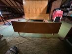 vintage bed + kast, Huis en Inrichting, Slaapkamer | Complete slaapkamers, Ophalen, Gebruikt, Tweepersoons, Vintage