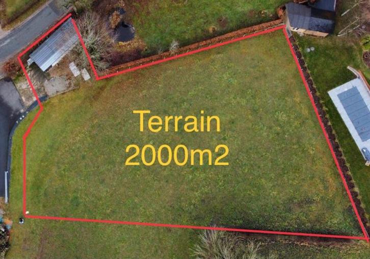 Terrain constructible 2000m² à vendre – Robertville (4950), Immo, Gronden en Bouwgronden, 1500 m² of meer
