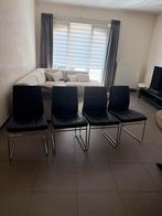 4 stoelen leenbakker, Huis en Inrichting, Ophalen, Gebruikt, Zwart, Vier