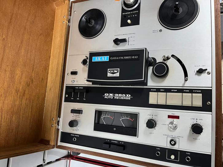 AKAÏ GX-365D vintage prof. bandrecorder uit de jaren 70, Audio, Tv en Foto, Bandrecorder, Ophalen
