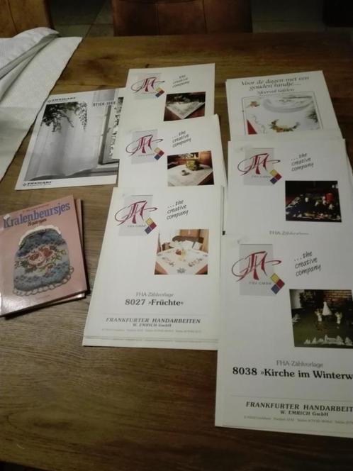 Boeken kruissteek tafellaken rico oehlenschlager ffharbeiten, Hobby en Vrije tijd, Knutselen, Nieuw, Verzenden