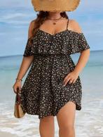 Robe de plage élégante, Verzenden, Zwart, Maat 42/44 (L), Nieuw