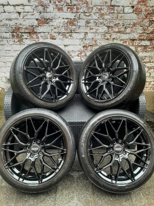 Dotz Suzuka Black 18 inch wielen / velgen set, Auto-onderdelen, Banden en Velgen, Velg(en), Zomerbanden, 18 inch, 225 mm, Ophalen