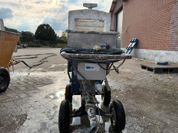 Hama spackpomp 220v 3 standen, Doe-het-zelf en Bouw, Gereedschap | Overige machines, Gebruikt, Ophalen