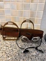 Attributen Duits leger: Riem, motorbril en kopere beugels, Ophalen