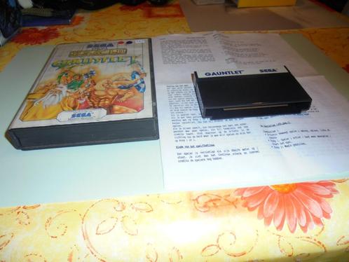 Sega 8-bit Gauntlet (orig + bladzijde spelomschrijving Ndl), Consoles de jeu & Jeux vidéo, Jeux | Sega, Utilisé, Master System