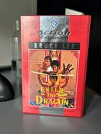 Enter The Dragon - VHS - Bruce Lee, Ophalen of Verzenden, Zo goed als nieuw, Actie en Avontuur