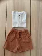 Setje T-shirt en short/maat 98/merk Zara., Enfants & Bébés, Vêtements enfant | Taille 98, Comme neuf, Fille, Ensemble, Zara