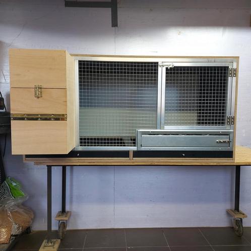 Kweekkooien, Dieren en Toebehoren, Vogels | Hokken en Kooien, Zo goed als nieuw, Aluminium, Ophalen