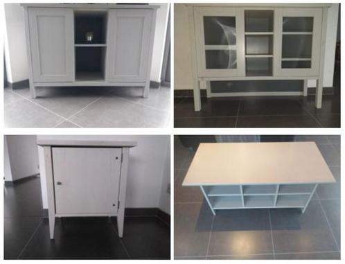 Vitrinekast met bijhorende salontafel en bijzettafel, Huis en Inrichting, Kasten | Vitrinekasten, Gebruikt, Met deur(en), Overige houtsoorten