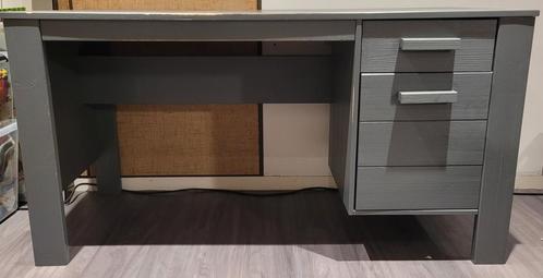 Grijs bureau, Huis en Inrichting, Bureaus, Gebruikt, Ophalen