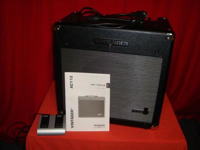 Comme neuf : ampli de guitare Behringer Vintager AC112, Musique & Instruments, Amplis | Basse & Guitare, Comme neuf, Guitare, 50 à 100 watts