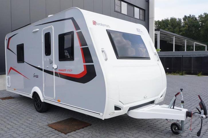 Prachtige 4pers.Sterckeman met mover, voortent, fietsrek, Caravans en Kamperen, Caravans, Bedrijf, tot en met 4, Rondzit, Sterckeman