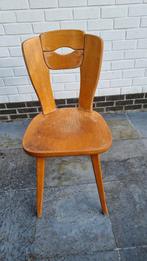 6 Vintage stoelen, Huis en Inrichting, Stoelen, Ophalen, Gebruikt, Hout