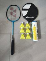 Badminton racket met pluimen, Ophalen of Verzenden, Zo goed als nieuw