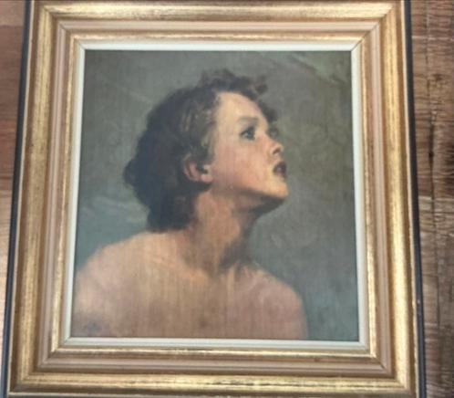 Print ‘Cupido ‘ van Emilie Wauters, Antiek en Kunst, Kunst | Schilderijen | Klassiek, Ophalen of Verzenden