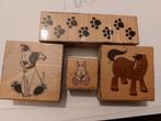 Set stempels van Delta Creative, rubber stamps, animals, Houten stempel, Ophalen of Verzenden, Zo goed als nieuw