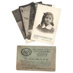 Postkaartenreeks - oorlogsslachtoffer 'Yvonne Vieslet' 1918, Ophalen of Verzenden, Overige soorten, Overige typen