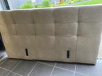Hoofdbord boxspring, Huis en Inrichting, Slaapkamer | Bedden, Ophalen, Beige, Tweepersoons, Zo goed als nieuw