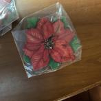 Prachtige oude kerstlabels- Kerstroos! Lees beschrijving, Diversen, Ophalen of Verzenden