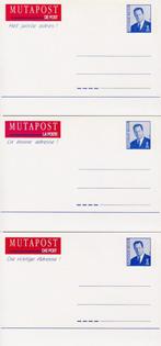 Année  1996 :  cartes avis de changement d'adresse -  3 lang, Timbres & Monnaies, Timbres | Europe | Belgique, Enlèvement ou Envoi