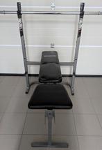 Halterbank met rek, Ophalen, Gebruikt