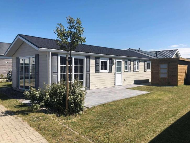 Chalet de mer de 3 chambres au camping de Kerlinga, Caravanes & Camping, Caravanes résidentielles, jusqu'à 6, Enlèvement ou Envoi