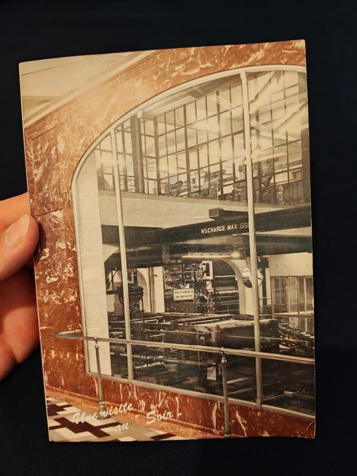 Livret " Une  visite au "Soir" " 1953 - Histoire du Le Soir, Boeken, Tijdschriften en Kranten, Zo goed als nieuw, Krant, Ophalen of Verzenden