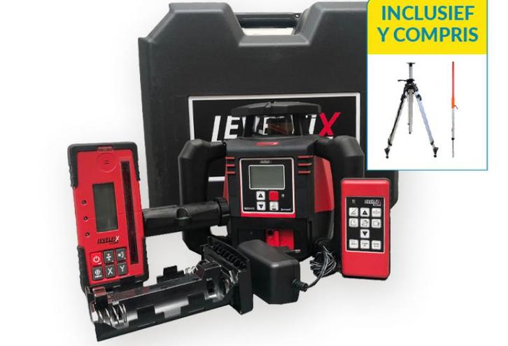 LASER PENTE 860HVS LEVELFIX SET AVEC TREPIED ET LATTE LASER, Bricolage & Construction, Outillage | Autres Machines, Neuf, Enlèvement ou Envoi