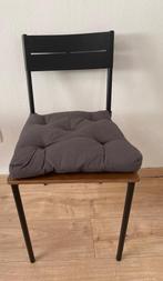 Lot de 4 chaises IKEA avec coussins, Maison & Meubles, Chaises, Comme neuf, Brun, Enlèvement, Moderne