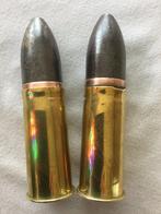 2 oude Duitse kogels  karlsruhe M  C/97.98 1903-1905, Collections, Objets militaires | Général, Douilles ou Pièces de fouille