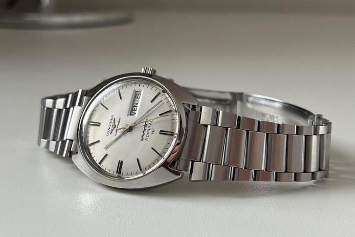 Longines Admiral HF 8345-3 - Automatic 5 stars (cal. 507), Bijoux, Sacs & Beauté, Montres | Anciennes | Antiquités, Montre-bracelet